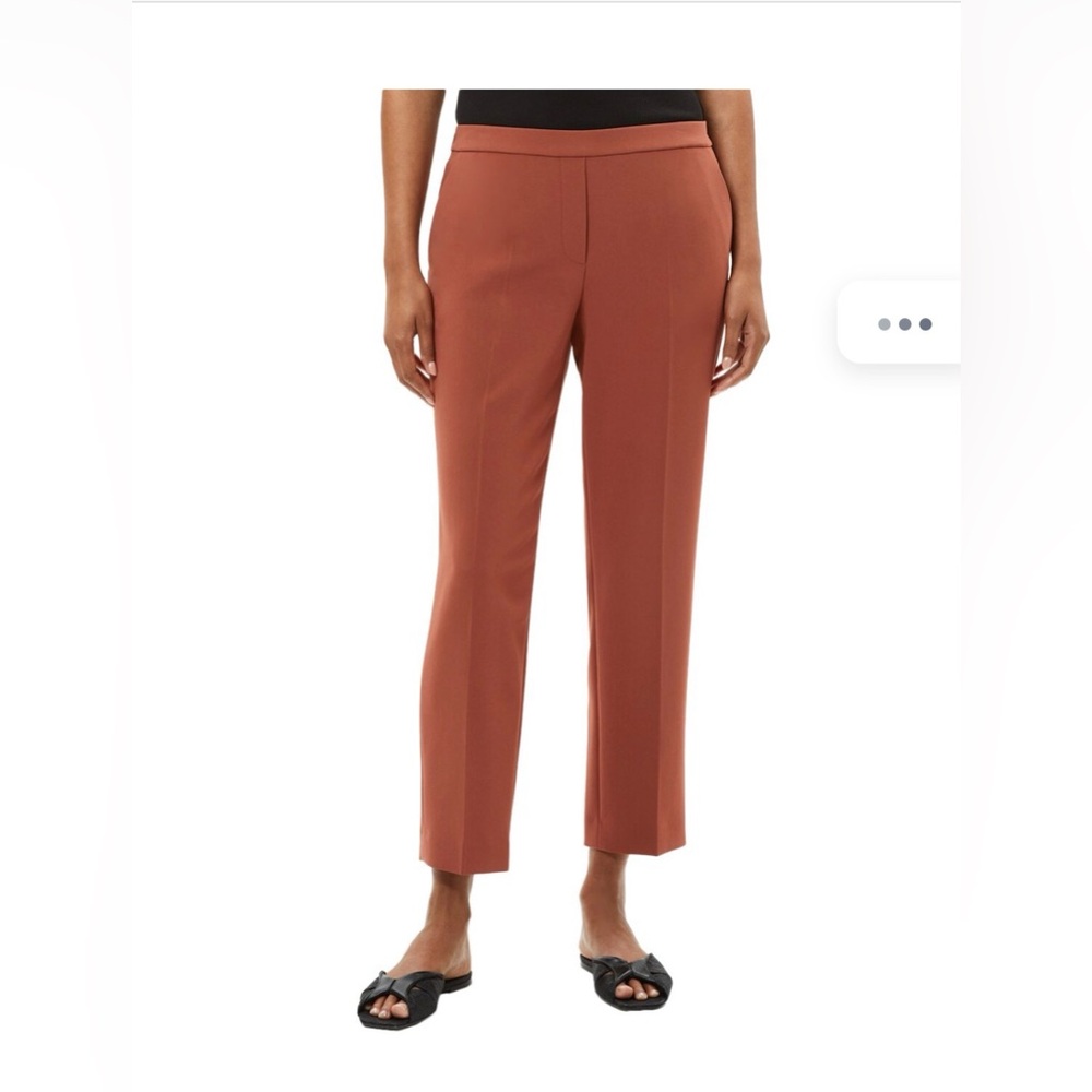 Theory Treeca Pull-On Pant, size 4, terracotta